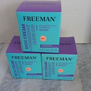 FREEMAN Rich Cream Overnight Leave-On - Turquoise & Purple